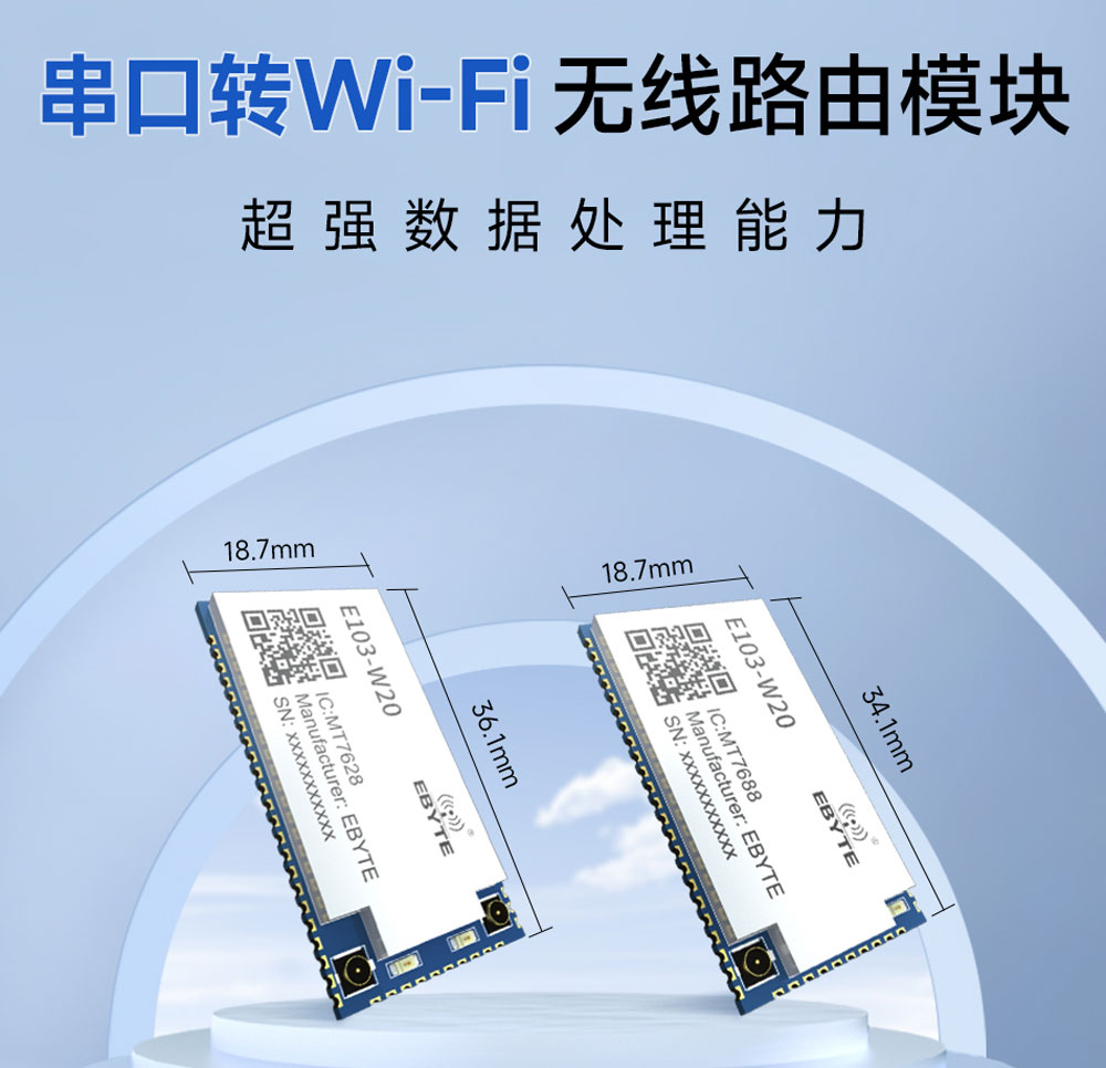 E103-W20串口轉(zhuǎn)WiFi無線路由模塊