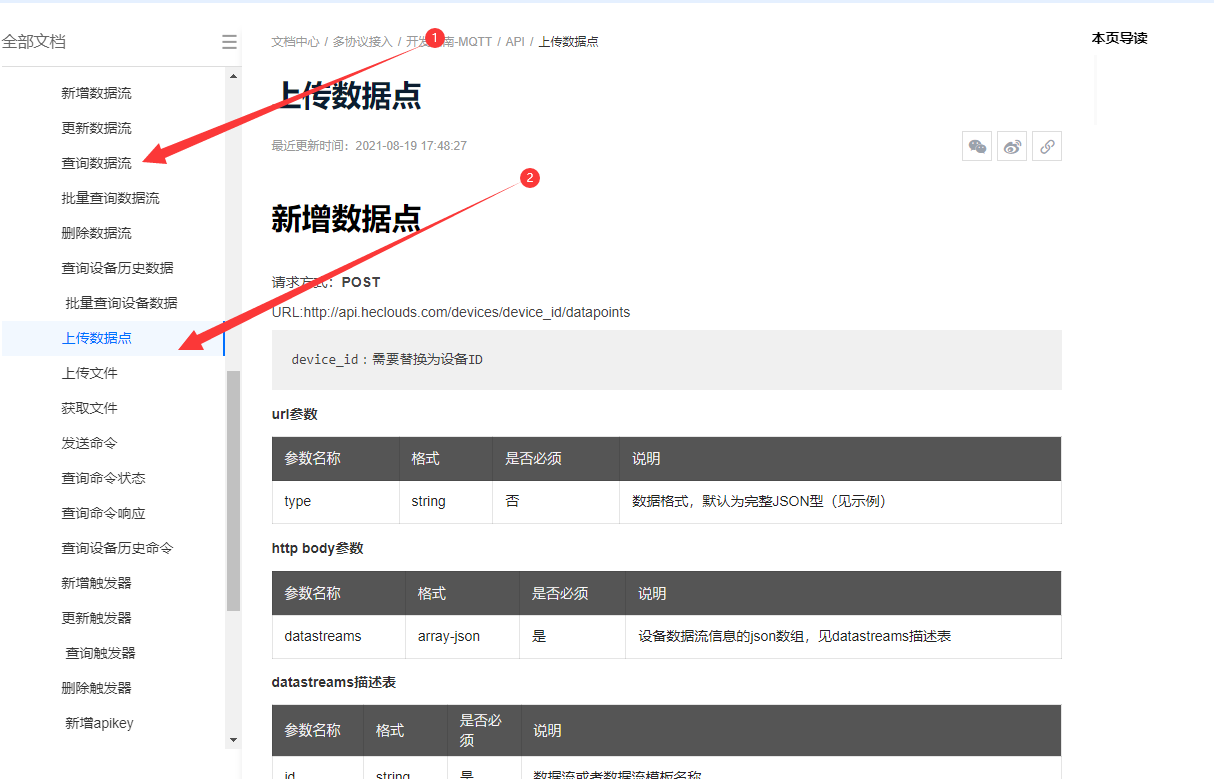 OneNET資料查詢2