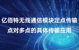 無(wú)線模塊點(diǎn)對(duì)多點(diǎn)定點(diǎn)傳輸?shù)木唧w應(yīng)用