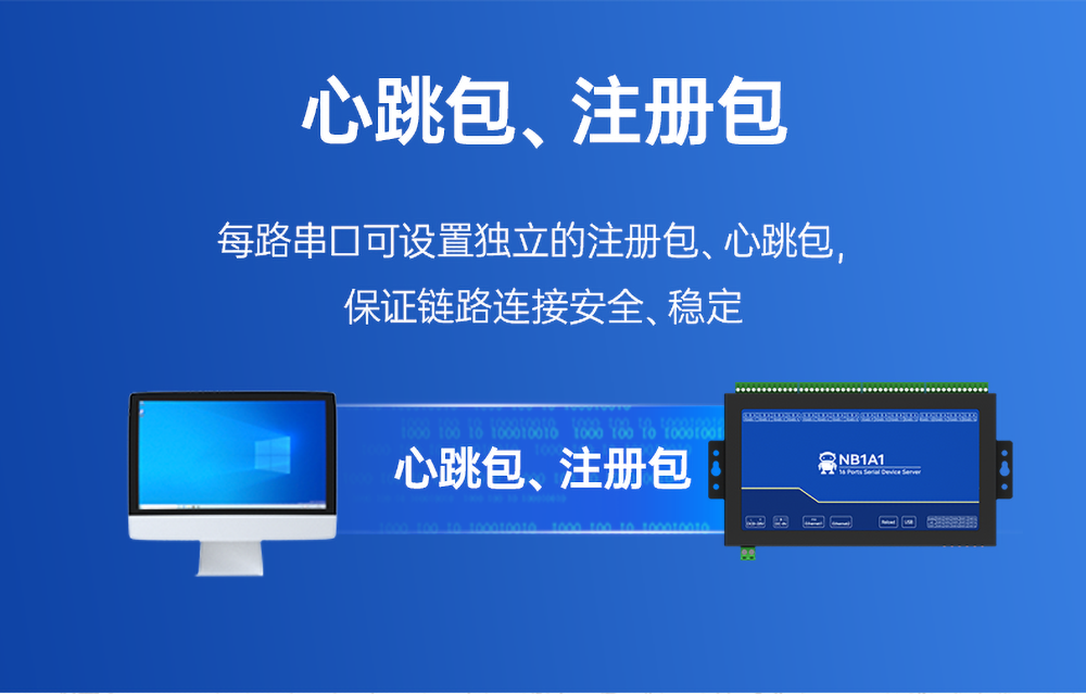 路串口服務(wù)器心跳包注冊(cè)包