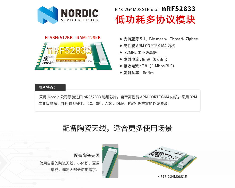 E73-2G4M08S1E低功耗多協(xié)議藍牙模塊_02