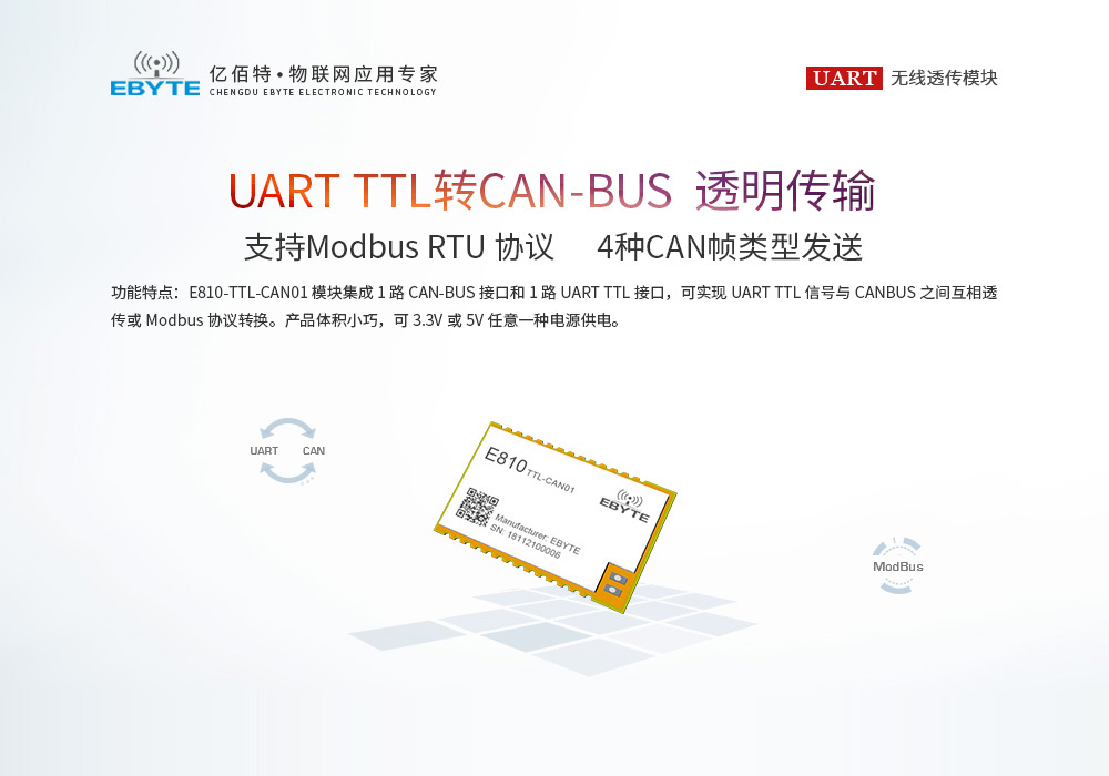 E810-TTL-CAN01接口轉(zhuǎn)換設(shè)備