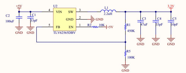 lora網(wǎng)關(guān)模塊DCDC電源模塊電路