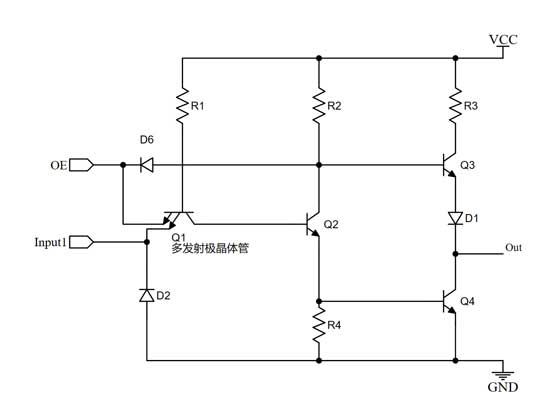 5三態(tài)門輸出電路