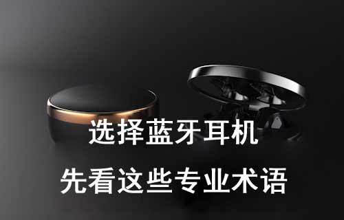 選擇藍牙耳機，先來看看這些專業(yè)術(shù)語