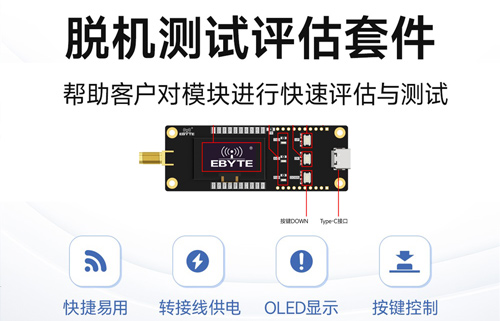 SC系列無線模塊脫機測試評估套件產品通信操作教程案例