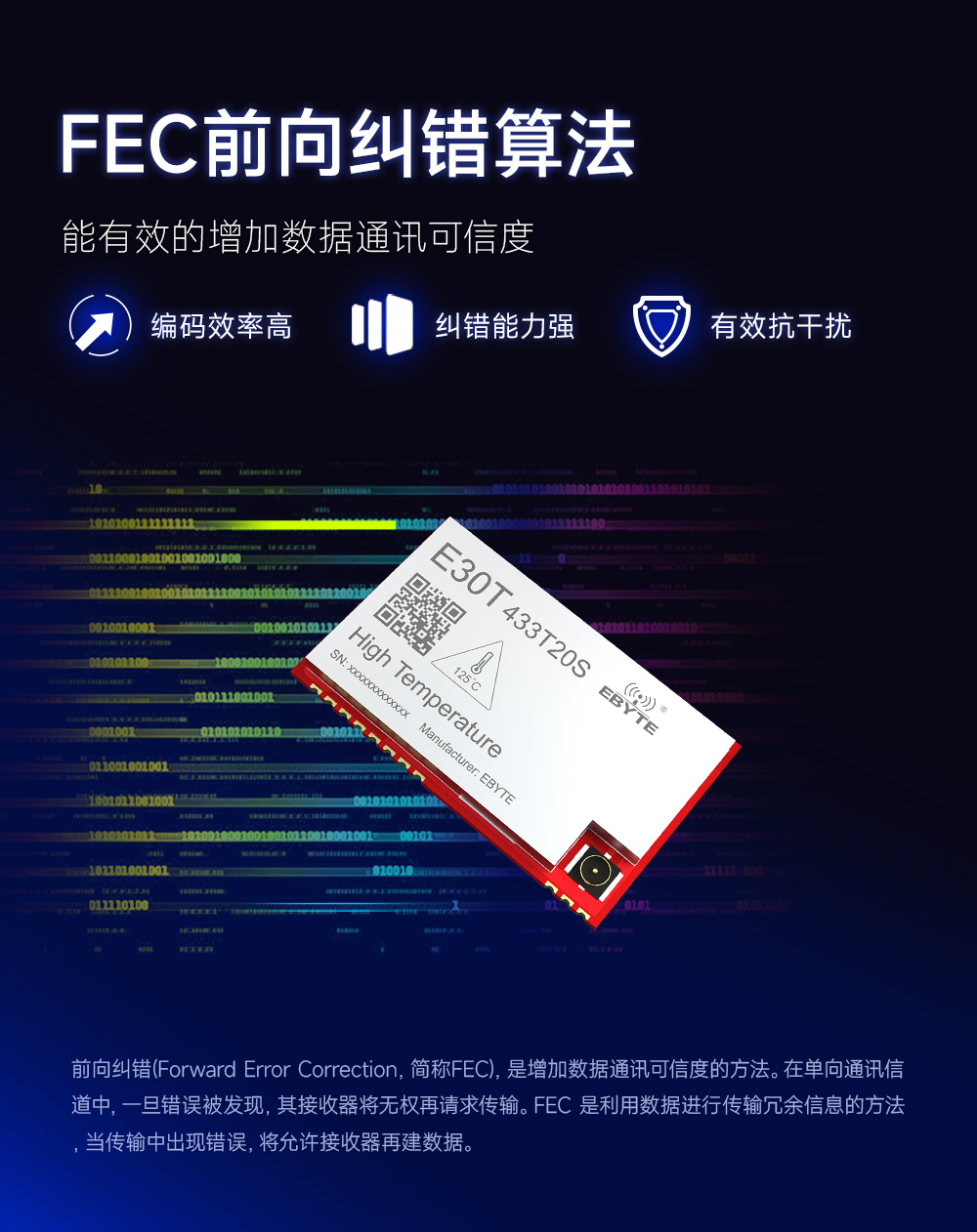 E30T-433T20S(125℃)耐高溫無線串口模塊詳情簡介 (4)