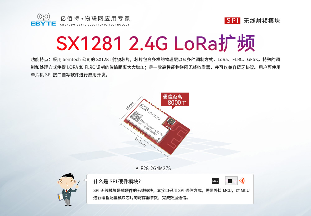 E28-2G4M27S LoRa擴(kuò)頻模塊 (1)