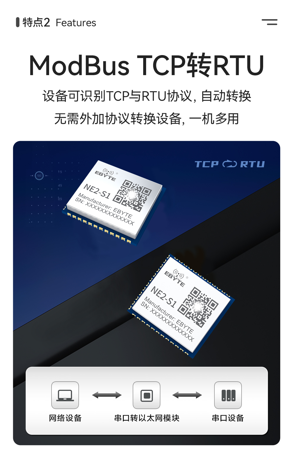 NE2-S1  串口轉(zhuǎn)以太網(wǎng)模塊 (5)