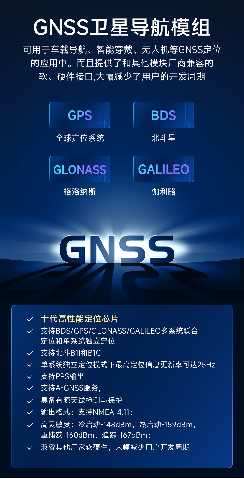 E108-GN04S 多模衛(wèi)星定位導(dǎo)航模塊  (4)