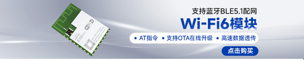 E103-W11 WiFi模塊引流圖