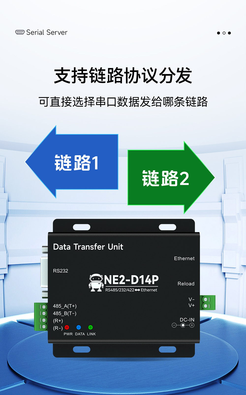 NE2-D14P 串口轉(zhuǎn)以太網(wǎng)串口服務(wù)器 (21)
