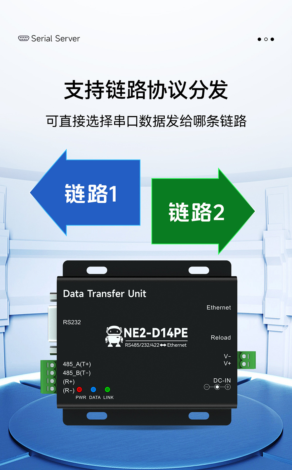NE2-D14PE 串口轉(zhuǎn)以太網(wǎng)串口服務(wù)器 (22)