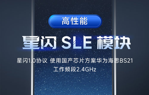E105-BS21系列串口轉(zhuǎn)SLE藍(lán)牙星閃模塊產(chǎn)品功能介紹