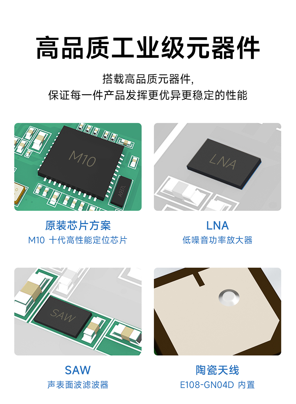 E108-GN04D 衛(wèi)星定位模塊工業(yè)級品質