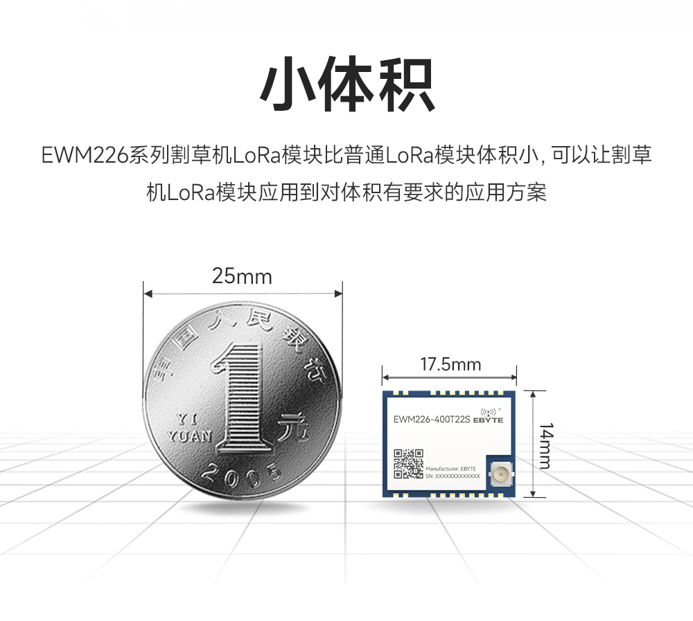 EWM226-400T22S 割草機LoRa無線數(shù)傳模塊 (6)