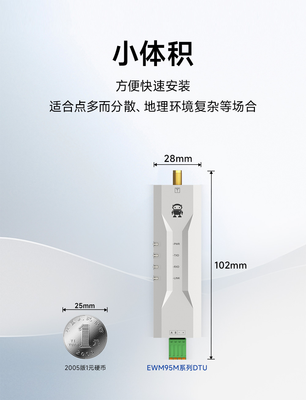 EWD95M-900頻段微型導(dǎo)軌LORAWAN數(shù)傳電臺(tái) (8)