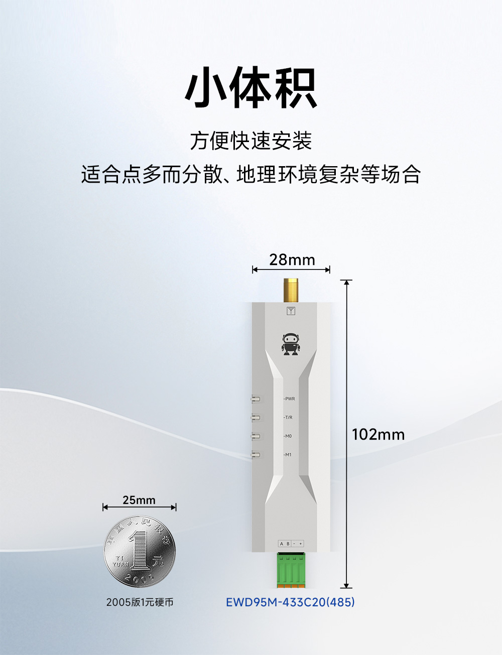 EWD95M-433C20(495) 微型高速連傳數(shù)傳電臺(tái)