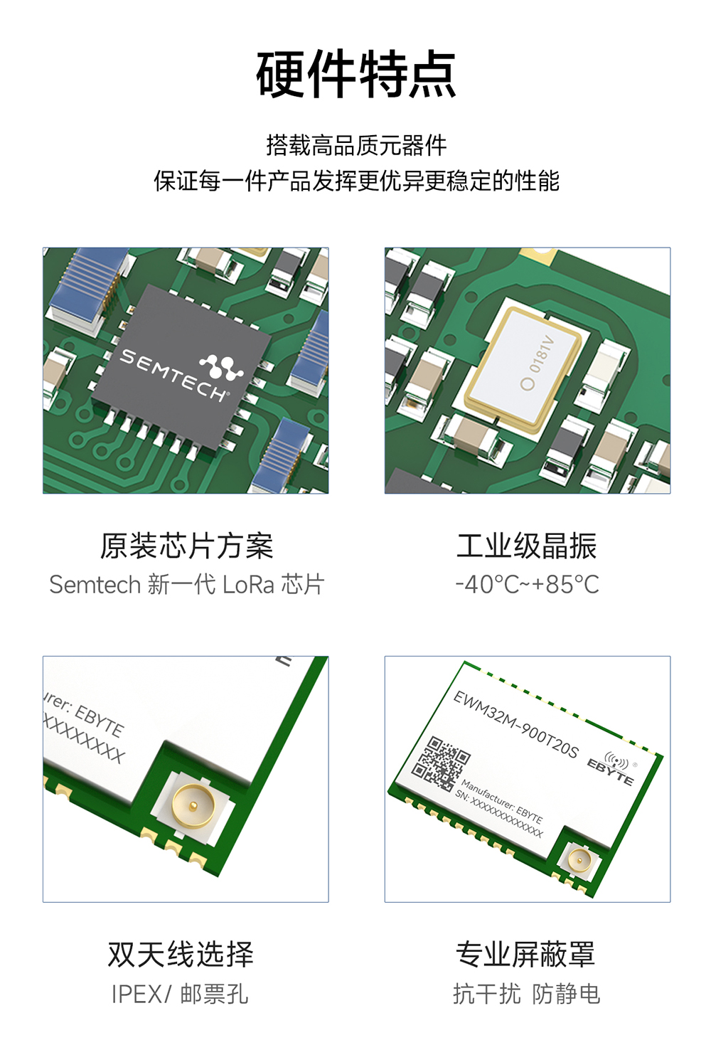 EWM32M-900T20S LoRa無線串口模塊 (9)