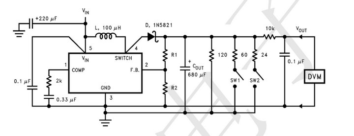 某芯片升壓電路