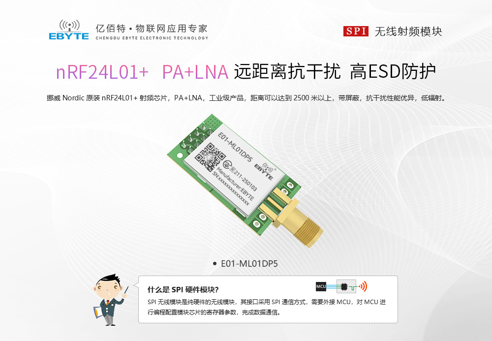 E01-ML01DP5 無線射頻模塊