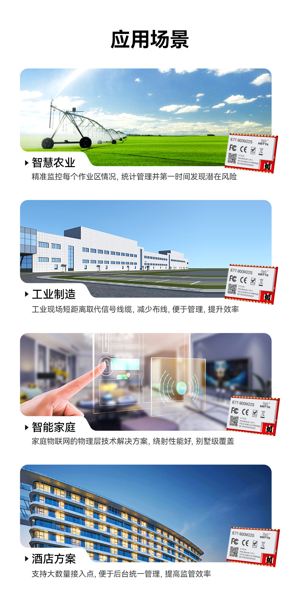 LoRaWAN擴(kuò)頻模塊物聯(lián)網(wǎng)應(yīng)用場景