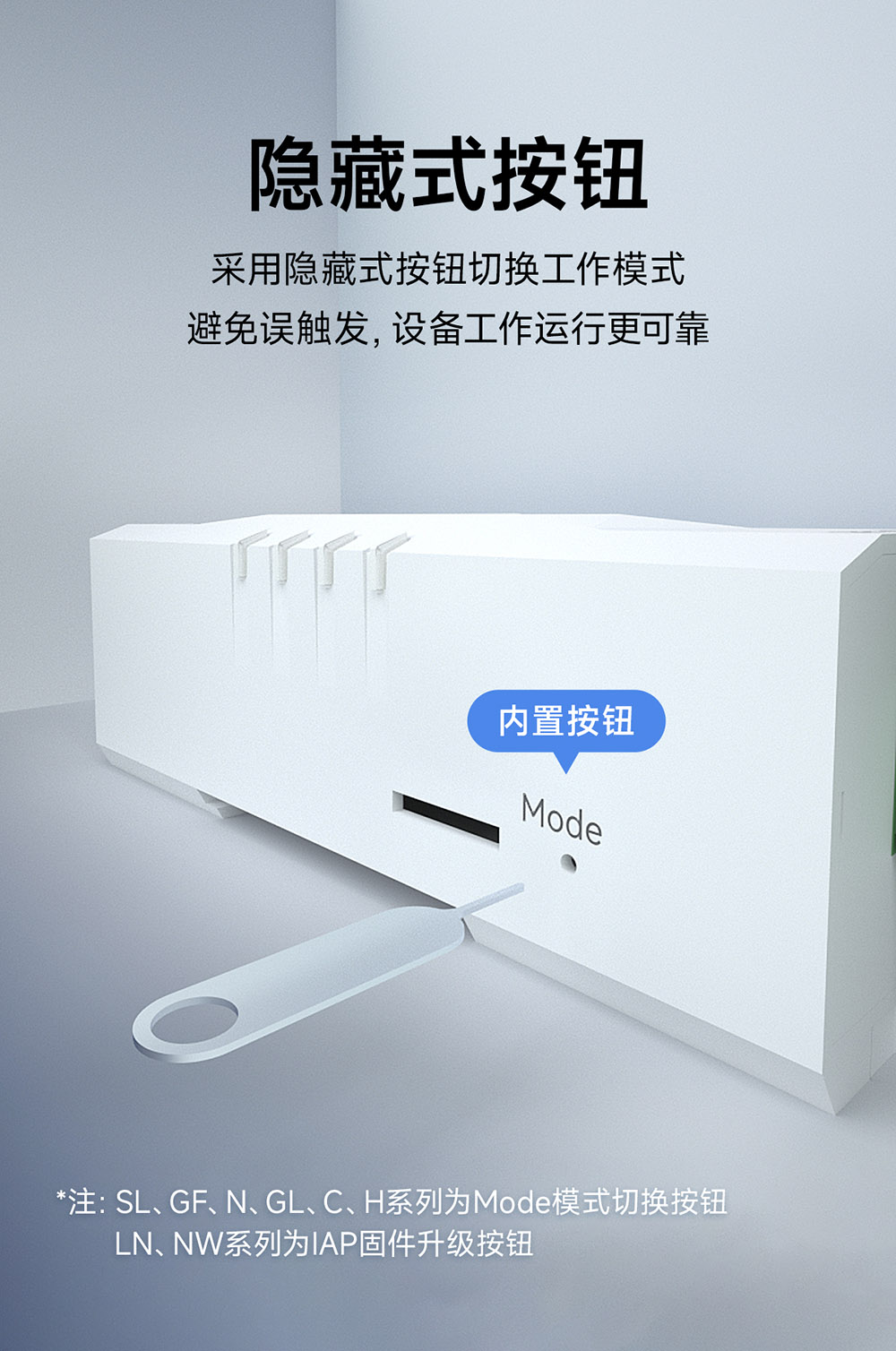 隱藏式按鈕