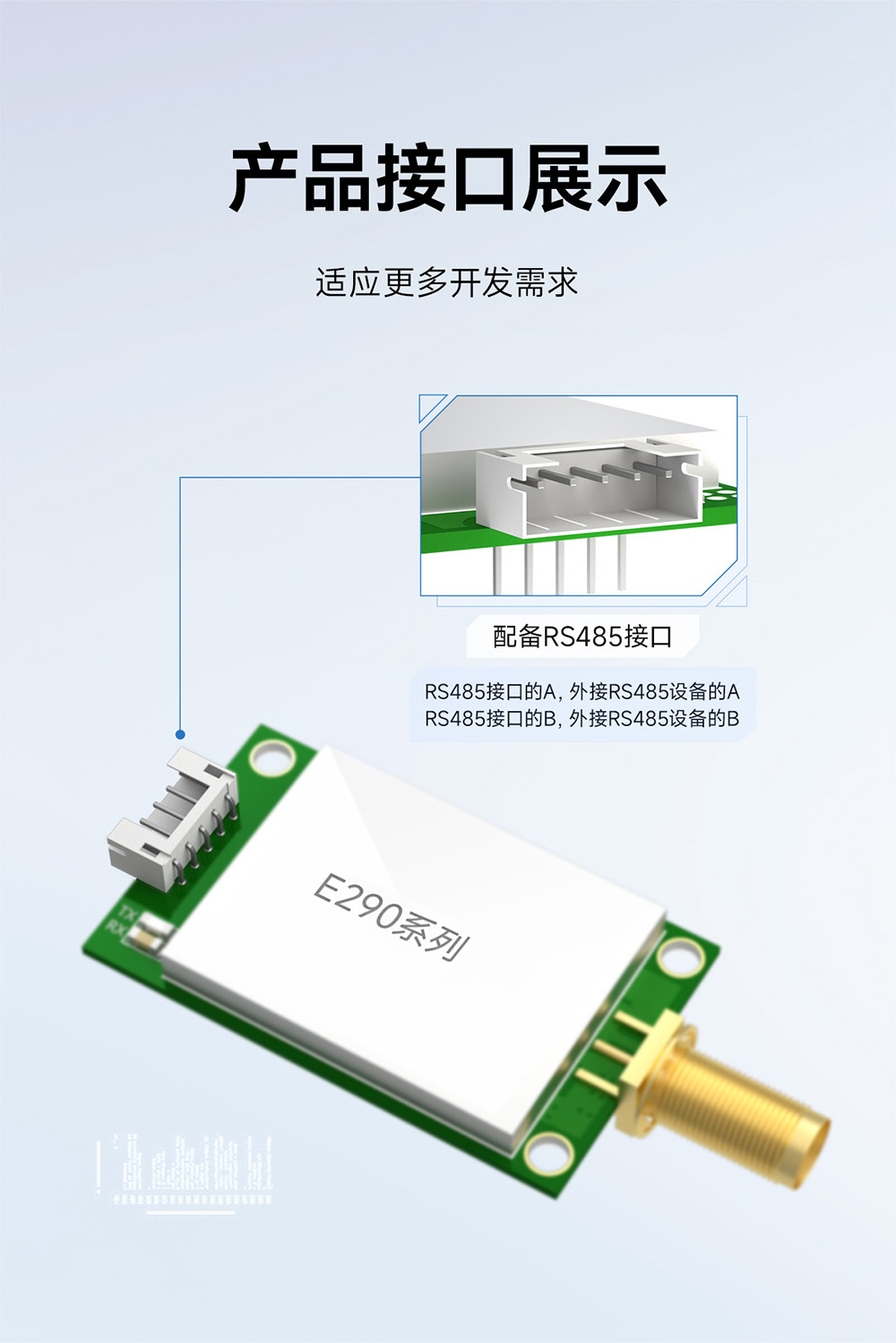 E290-400R30D 國產(chǎn)RS485接口LoRa模塊簡介 (6)